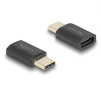 DeLOCK 60237 tussenstuk voor kabels USB Type-C Antraciet