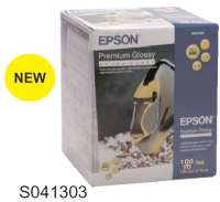 Epson Premium Glossy Photo Paper Roll, 100mm x 10m, 255g/m²