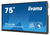 iiyama TE7504MIS-B3AG Signage-Display Interaktiver Flachbildschirm 190,5 cm (75") WLAN 400 cd/m² 4K Ultra HD Schwarz Touchscreen Eingebauter Prozessor iiWare 9.0