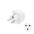 Hama 00223459 adaptador de enchufe eléctrico Tipo E/F híbrido Tipo G (RU) Blanco