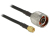 DeLOCK 89419 coax-kabel CFD200 7,5 m SMA Zwart