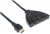 Manhattan 1080p 3-Port HDMI-Switch, integriertes Kabel, schwarz