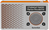TechniSat DigitRadio 1 Portátil Digital Naranja, Plata