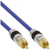 InLine 4043718081912 audio kabel 1 m RCA Blauw