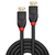 Lindy 41081 DisplayPort-Kabel 20 m Schwarz