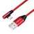LogiLink CU0145 kabel USB 0,3 m USB 2.0 USB A USB C Czerwony