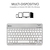 SUBBLIM Teclado Bluetooth Smart BT Keyboard Silver