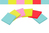 3M 655-6SS-MIA zelfklevend notitiepapier Rechthoek Blauw, Roze, Rood, Geel Zelfplakkend