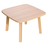 PaperFlow TB60.10.23 Coffee table Square shape 4 leg(s)
