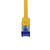 LogiLink C6A017S netwerkkabel Geel 0,25 m Cat6a S/FTP (S-STP)