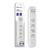 Qoltec 50282 surge protector White 4 AC outlet(s) 230 V 1.8 m