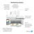 HP DeskJet Stampante multifunzione HP 4122e, Colore, Stampante per Casa, Stampa, copia, scansione, invio fax da mobile, HP+; Idoneo per HP Instant Ink; scansione verso PDF