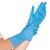 Chemikalienbeständiger-Handschuh, SUPER HIGH RISK, Nitril, Länge 30cm, Blau, Größe M, 500 Stück