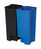 Abfalleimer Dualer Kunststoffinnenbehälter (Set) für Slim Jim® 30-Liter-Step-On-Behälter aus Kunststoff mit Pedal an der Vorderseite