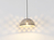 LED Pendelleuchte mit Lampenschirm Ø 35cm, Metall Silber