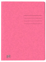Oxford Top File + A4 Schnellhefter beidseitiges Beschriftungsfeld rosa