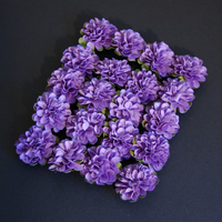 Flower: Heads: Paper: 3.4cm: Pack of 20: Lavender