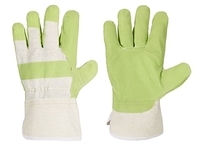 KLH Handschuhe, Kunstleder, Hell, CAT 2, Gr.10,5 grün