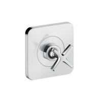 HANSGROHE 36771330 Abstelllventil AXOR CITTERIO E Unterputz 12x12 polished blac