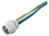 Sensor-Aktor Kabel, 7/8"-Flanschstecker, gerade auf offenes Ende, 4-polig, 0.2 m