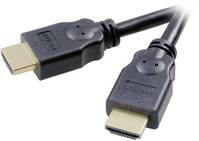 SpeaKa Professional HDMI Csatlakozókábel HDMI-A dugó, HDMI-A dugó 1.50 m Fekete SP-7869884 Audio Return Channel, aranyozott érintkező, Ultra HD (4k) HDMI HDMI