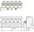 WAGO 294-5175 WAGO GmbH & Co. KG Hálózati csatlakozó kapocs hajlékony: - merev: 0.5-1.5 mm² Pólusszám: 5 250 db Fehér