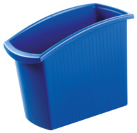 Papierkorb MONDO,18 Liter, rechteckig, ergonomisch schlank, blau