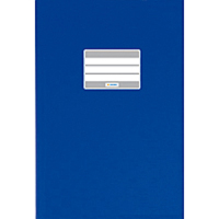 Protège-cahier PP A4 bleu foncé opaque