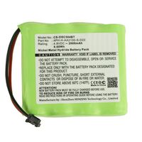 Battery 9.60Wh Ni-Mh 4.8V 2000mAh Green for Alarm System 9.60Wh Ni-Mh 4.8V 2000mAh Green for ADT Alarm System Wireless Color