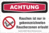 Focusschild - Rauchen verboten, Rot/Schwarz, 20 x 30 cm, Folie, Selbstklebend