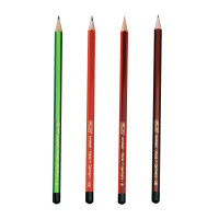 Bleistift, H, HB, B, 2B, farbig