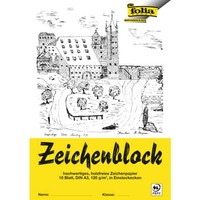 Zeichenblock, A3, 120g/m², 10 Blatt FOLIA 8103