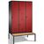 EVOLO combination cupboard, single and double tier, with bench