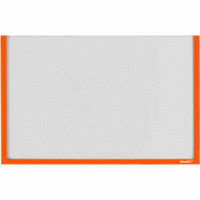 Infotasche für DIN A4 quer selbstklebend VE= 5 Stück pastell orange