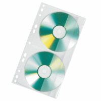 CD Doppelhüllen zum Abheften transparent