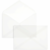 Briefumschläge Offset transparent 125x176mm (DIN B6) 90g/qm NK VE=100 Stück weiß