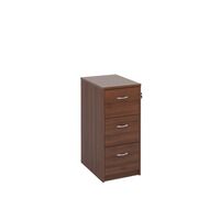 Express office filing cabinets - 3 drawer, walnut