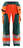 Damen High Vis Bundhose 7156 mit Werkzeugtaschen High Vis orange/grün