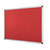 Bi-Office Notice Board Fire Retardant, Red Felt, Maya Aluminium Frame, 180 x 120 cm Right