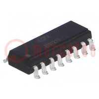 Optocoupler; SMD; Ch: 4; OUT: transistor; Uinsul: 7.5kV; Uce: 50V
