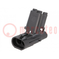 Connector: wire-wire; Weather Pack; male; plug; for cable; PIN: 2