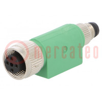 Adapter; PIN: 4; proste; 30VAC; 4A; -25÷90°C; 30VDC