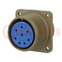 Connector: circular; socket; PIN: 8; female; soldering; 97; 13A