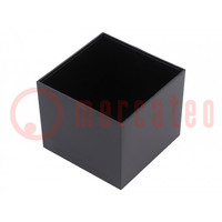 Carcasa: para cubrir; X: 60mm; Y: 60mm; Z: 50mm; ABS; negro; -20÷60°C