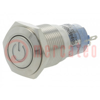 Switch: vandal resistant; Pos: 2; SPDT; 0.5A/220VAC; 1A/24VDC; IP40