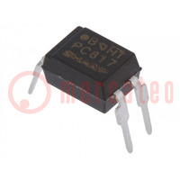 Optocoupler; THT; Ch: 1; OUT: transistor; Uinsul: 5kV; Uce: 55V; DIP4