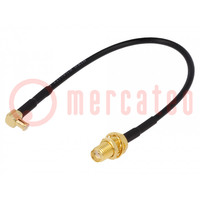 Cable-adapter; -40÷85°C; 150mm; MCX-B,SMA-B