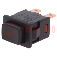 Switch: push-button; Pos: 2; SPST-NO; 4A/250VAC; 16A/250VAC; IP40