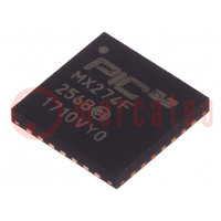 IC: PIC mikrokontroller; 256kB; 2,5÷3,6VDC; SMD; QFN28; PIC32