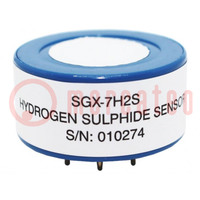 Sensor: gas; hydrogen sulfide (H2S); Range: 0÷50ppm